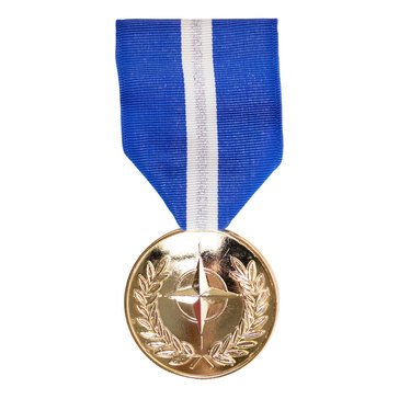 Medal Large Anodized NATO Non Article 5 (All Balkans Operations)