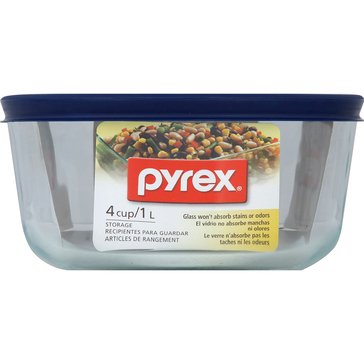 Pyrex Simply Store 4-Cup Round Dish with Lid