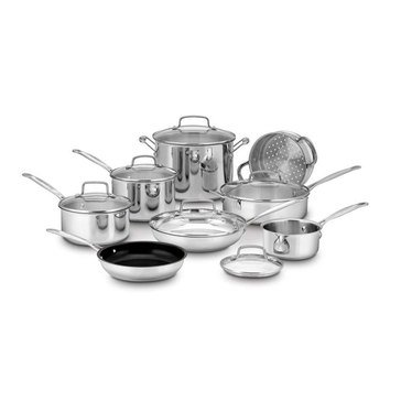 Cuisinart Chef's Classic 14-Piece Stainless Steel Cookware Set