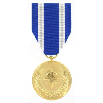 Medal Large Anodized NATO Non Article 5 (Afghanistan)