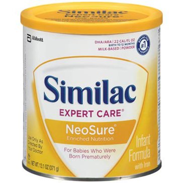 Similac NeoSure OptiGRO Infant Formula Powder, 13.1oz