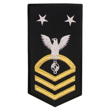 Women's E9 (EACM) Rating Badge in STANDARD Gold on Blue POLY/WOOL for Engineering Aide