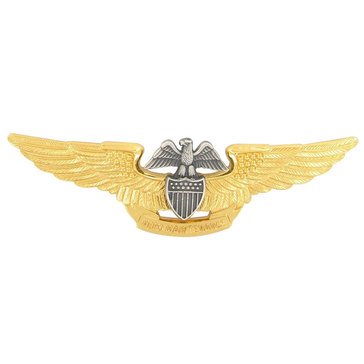 Warfare Badge Full Size PRO AVIA MAINT OFF Gold