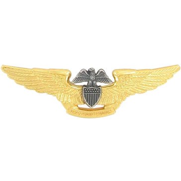 Warfare Badge Miniature PRO AVIA MAINT OFF Gold