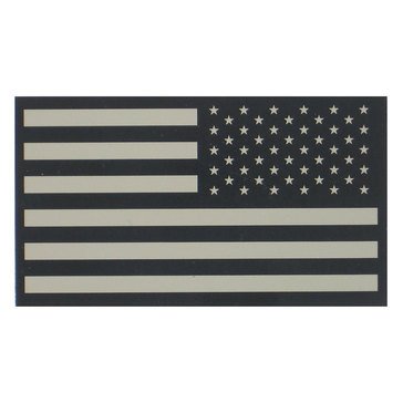 Army American Flag Patch 2X3.5 Infra Red Reverse With Hook Closure