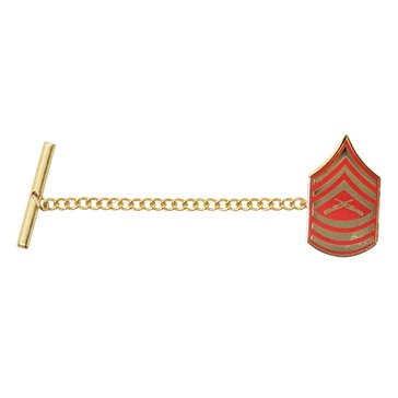 USMC Tie Tac Gold/Red MSGT