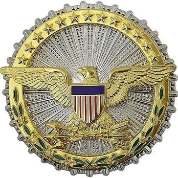 ID Badge Full Size SECRETARY OF DEFENSE  Mirror Finish Silver/Gold