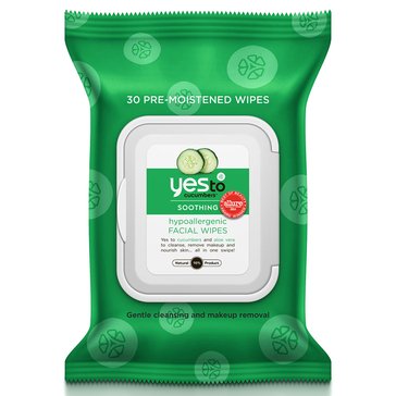 Yes To Cucumber Gentle Facial Towlettes, 30ct