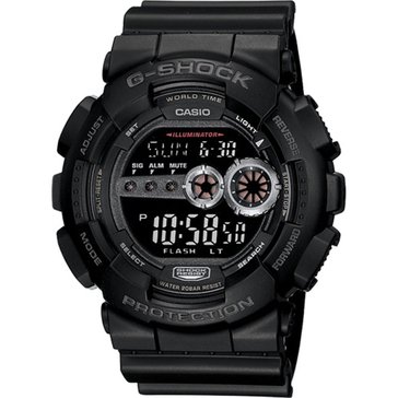 Casio Men's G-Shock Black Digital XL Watch, 55mm