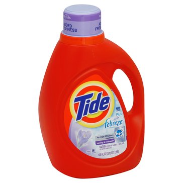 Tide Febreze Liquid Laundry Detergent, Spring & Renew