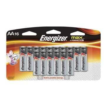 Energizer Max AA Alkaline Batteries, 16-Pack