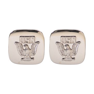 Cuff Links Enlisted with Eagle Silver