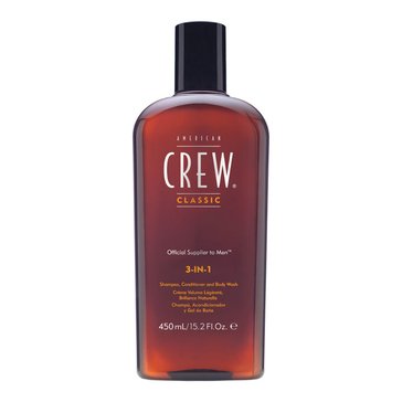 American Crew 3-in-1 Shampoo, Conditioner and Body Wash, 15.2oz