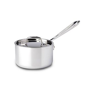 All Clad 1.5-Quart Stainless Steel Sauce Pan with Lid