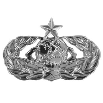 USAF Breast Badge Mid Size Senior Cyberspace Support