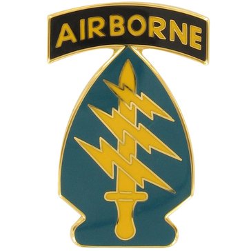 Army ID Badge Combat Service Special Forces Group (Airborne)