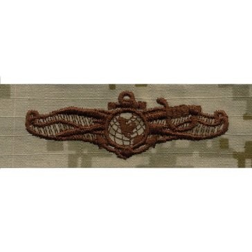 NWU Type-II Desert Warfare Badge Information Dominance Officer