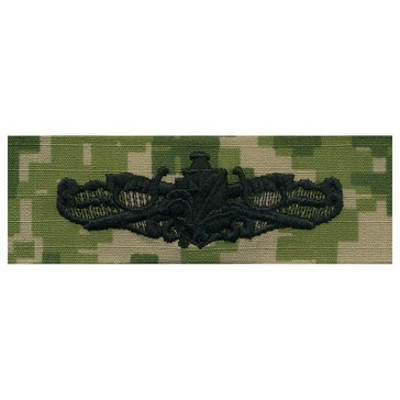 NWU Type-III Green Warfare Badge Surface Warfare Supply