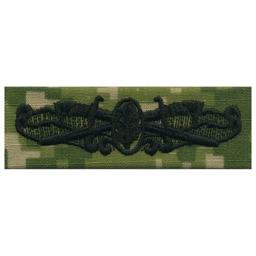 NWU Type-III Green Warfare Badge Surface Warfare Nurse