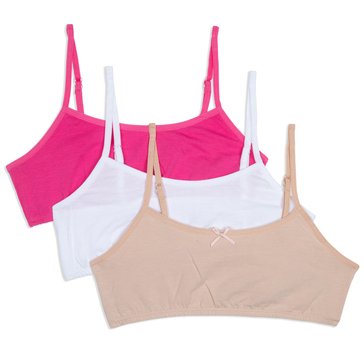 Maidenform Big Girls' Bralette 3-Pack