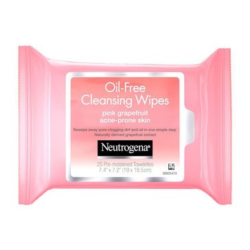 Neutrogena Oil-Free Pink Grapefruit Cleansing Wipes, 25ct