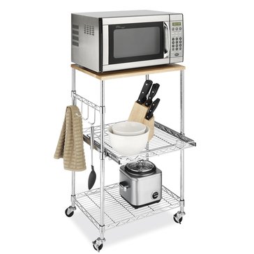 Whitmor Supreme Microwave Cart