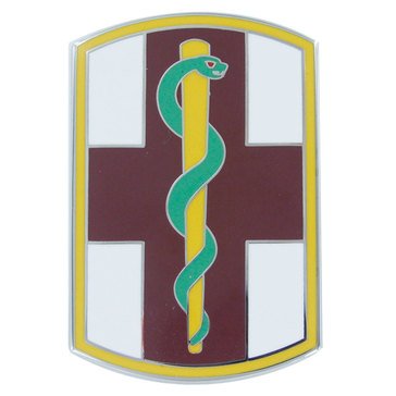 Army ID Badge Combat Service 1st Medical Brigade