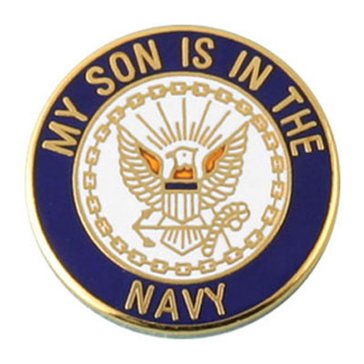 Mitchell Proffitt USN Son Lapel Pin