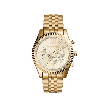 Michael Kors Men's Lexington Gold-Tone Watch