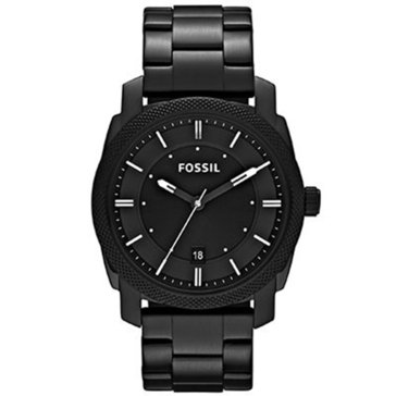 Fossil Men's Machine Black Tone Stainless Steel Bracelet Watch