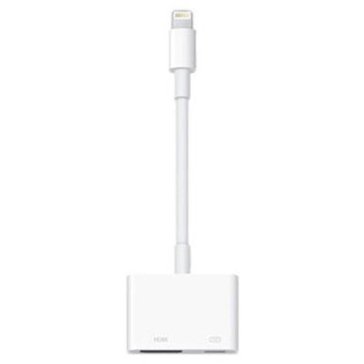 Apple - Lightning Digital A/V Adapter - White