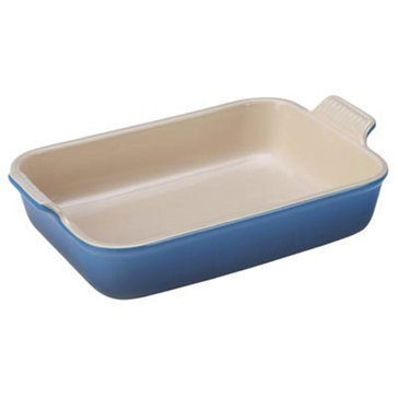 Le Creuset Rectangular Dish, Marseille Blue