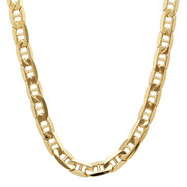 Men's 10K Yellow Gold Box Chain Necklace