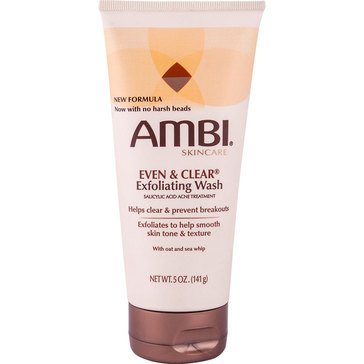 Ambi Even and Clear Exfoliating Wash, 5oz