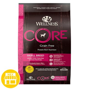 Wellness Core Small Breed Dog Food, 12lb