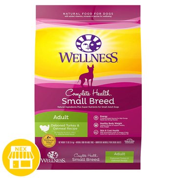 Wellness Small Breed Dog Food, 12lb