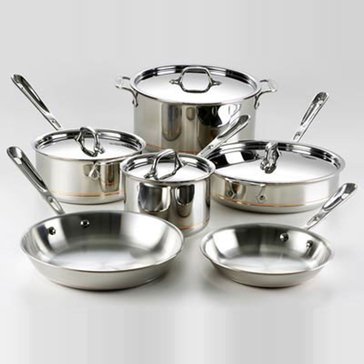 All-Clad 10-piece Copper Core Cookware Set