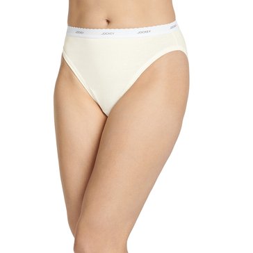 Jockey Women's Classic 3-pack Ivory French Cut Briefs