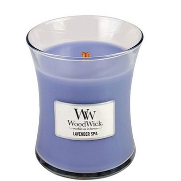 Woodwick Lavender Spa 10oz Medium Candle Jar