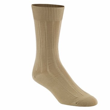 SOCK DRS 10-13 KHA COT/NYL 2PK