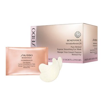 Shiseido Benefiance Pure Retinol Espress Smoothing Eye Mask, 12 Packets