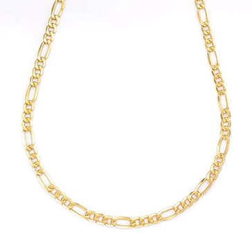 10K Yellow Gold Figaro Necklace