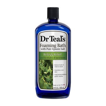 Dr Teal's Foaming Bath Eucalyptus, 34oz