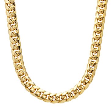 Men's 10K Yellow Gold Miami Cuban Chain