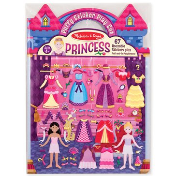 Melissa & Doug Princess Puffy Sticker Play Set