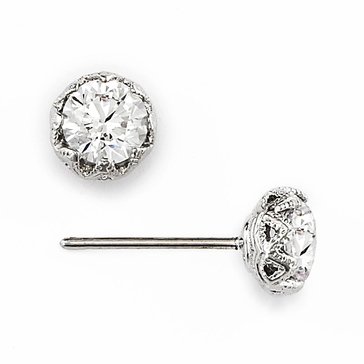 AVA Nadri 1 cttw CZ Earring Studs