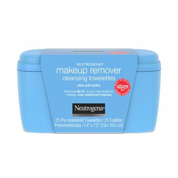 Neutrogena Makeup Remover Cleansing Towelettes Vanity, 25ct