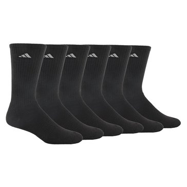 Adidas Men's Climalite Cushion 6-Pack Crew Socks