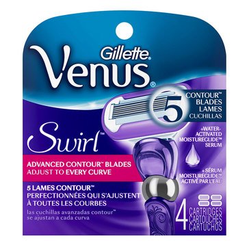 Gillette Venus Swirl Cartridge, 4ct