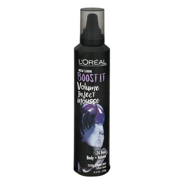 L'Oreal Paris Advanced Hairstyle Boost It Volume Inject Mousse Extra Strong Hold 8.3oz